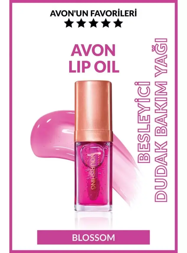 Outlet - Avon True Nourishing Lip Oil Dudak Bakım Yağı - Blossom - 1
