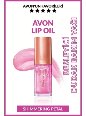 Avon True Nourishing Lip Oil Dudak Bakım Yağı - Shimmering Petal - - Avon