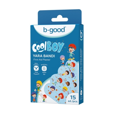 B-Good Cool Boy Çocuk Yara Bandı 15li - B-Good