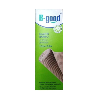 B-Good Elastik Bandaj 12cm x 3,5m - B-Good