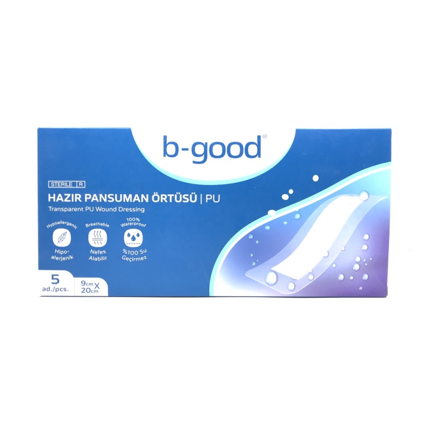 B-Good Hazır Pansuman Örtü 9 cm x 20 cm 5li - 1