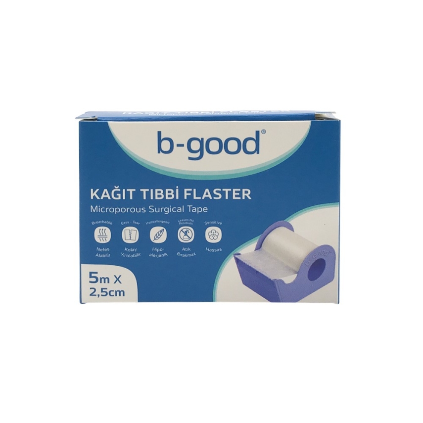 B-Good Kağıt Tıbbi Flaster 5m x 2,5cm - 1