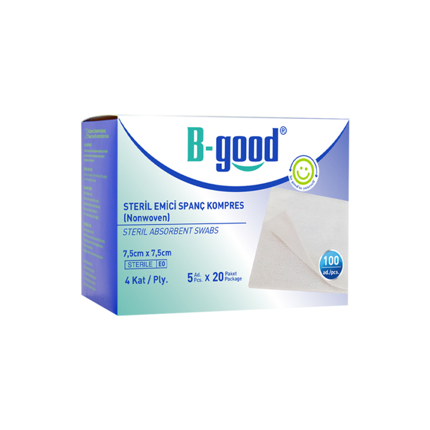 B-Good Steril Emici Spanç Kompres 100lü - 1