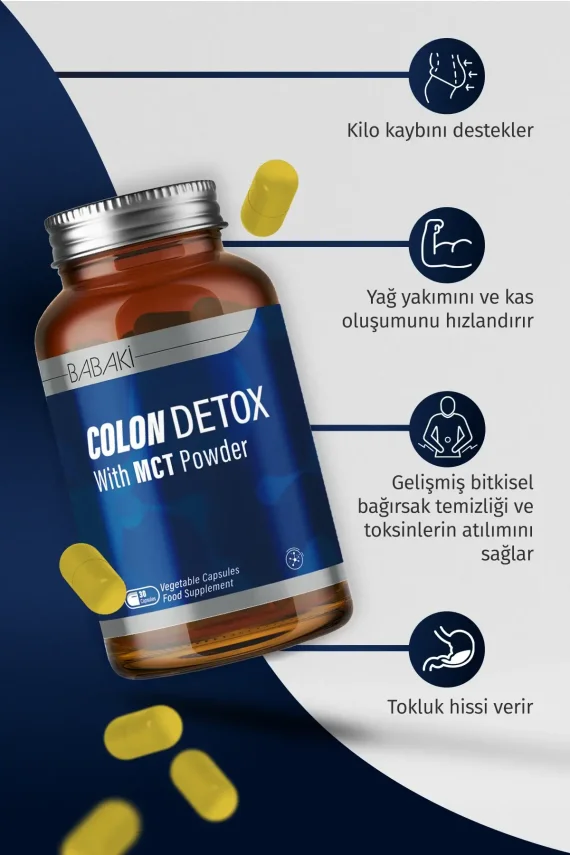 Babaki Colon Detox 30 Kapsül - 3