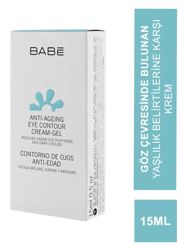 Babe Anti Aging Eye Contour Cream Gel 15 ml Göz Çevresi Kremi - 1