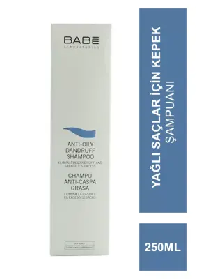 Babe Anti Oily Dandruff Shampoo 250 ml Yağlı Saçlar İçin Kepek Şampuanı - Babe