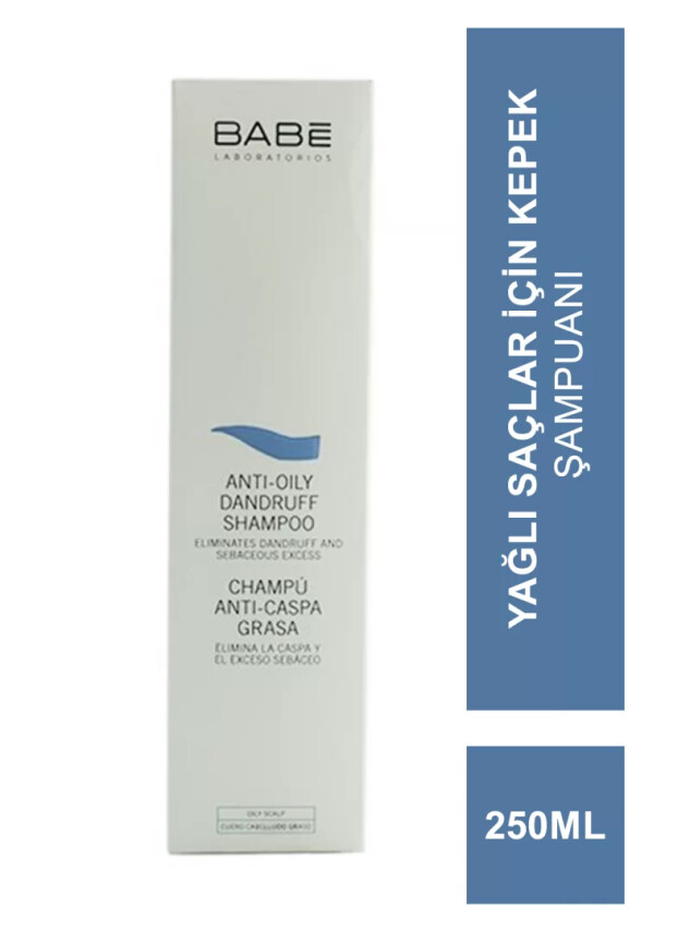 Babe Anti Oily Dandruff Shampoo 250 ml Yağlı Saçlar İçin Kepek Şampuanı - Babe
