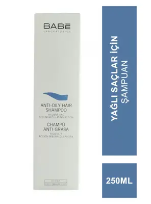 Babe Anti Oily Hair Shampoo 250 ml Yağlı Saçlar İçin Şampuan - Babe