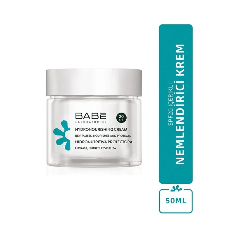 Babe Hydranourishing Cream SPF 20 50 ml Su Bazlı Nemlendirici Krem - 3