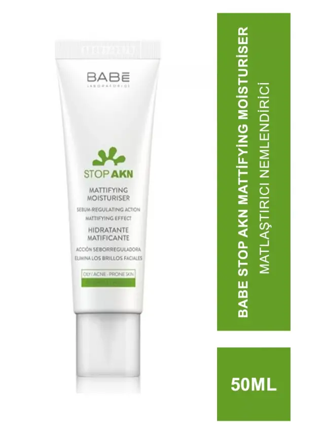 Babe Stop AKN Mattifying Moisturiser 50 ml Matlaştırıcı Nemlendirici - 1