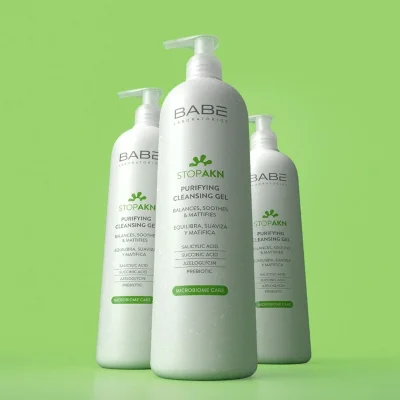 Babe Stop AKN Purifying Cleansing Gel 400 ml Arındırıcı Temizleme Jeli - 2