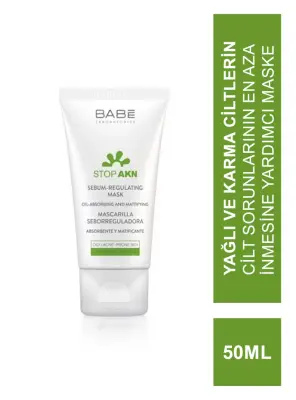 Babe Stop AKN Sebum Regulating Mask 50 ml Yağ Dengeleyici Maske - 1