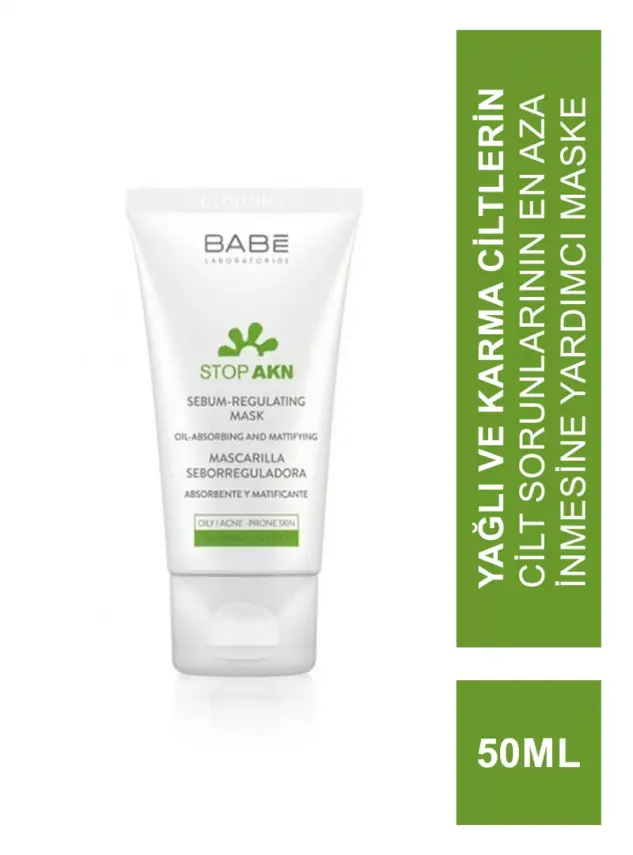 Babe Stop AKN Sebum Regulating Mask 50 ml Yağ Dengeleyici Maske - 1