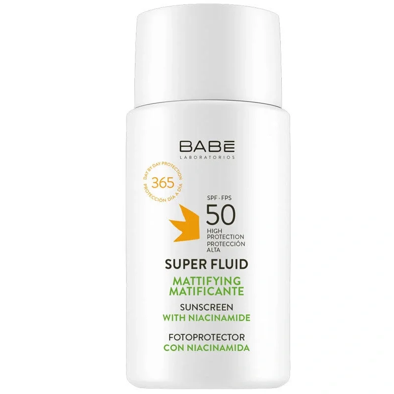 Babe Super Fluid Sunscreen Mattifying SPF50 50 ml - 1