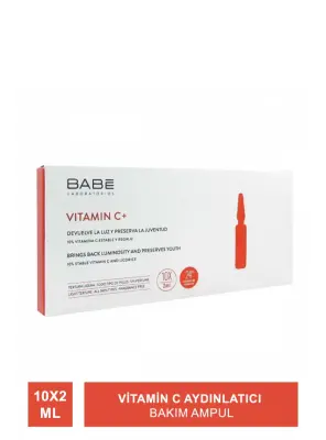 Babe Vitamin C Aydınlatıcı Bakım Ampul 10x2 ml - Babe