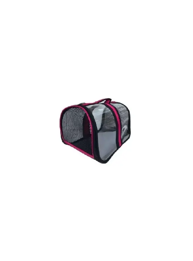 Bacco Milano Şeffaf Çanta Pembe 44*28*28 cm - 1