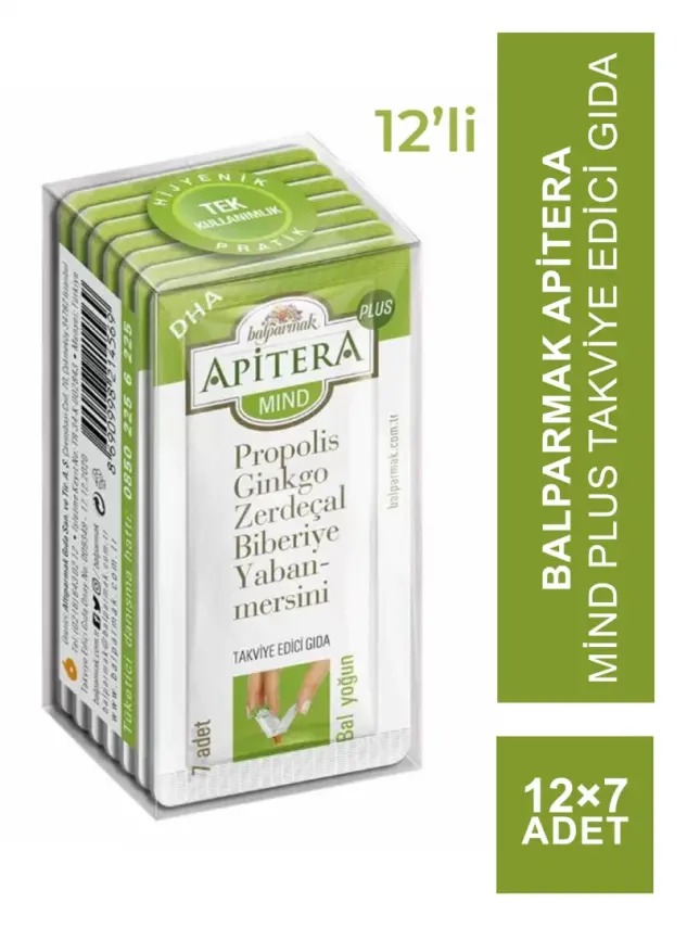 Balparmak Apitera Mind Plus 12 Adet 7x7 GR - 1