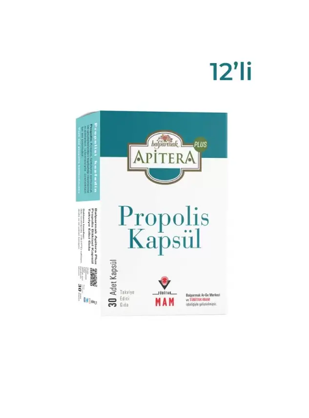 Balparmak Apitera Plus Propolis 30 Kapsül x 12 Adet - 1