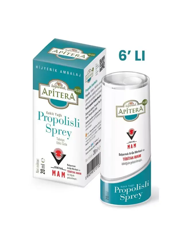 Balparmak Apitera Plus Propolisli Sprey 20 ml x 6 Adet - 1