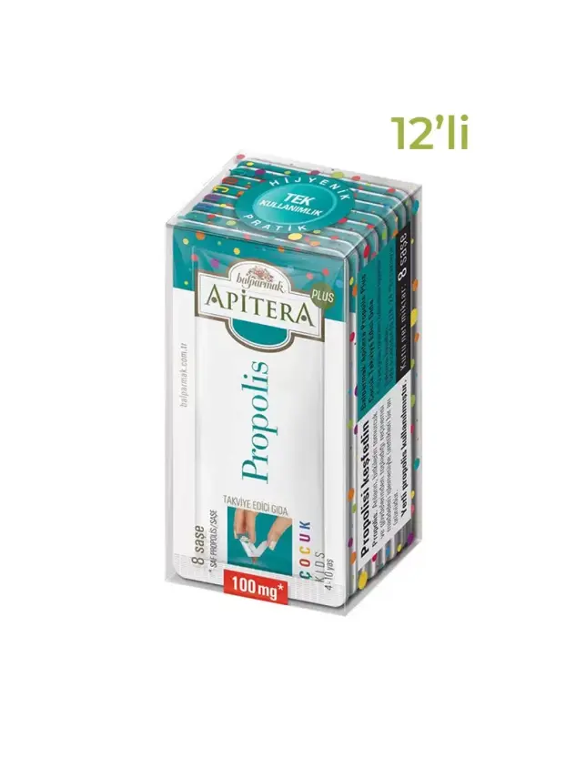Balparmak Apitera Propolis Plus Çocuk 12 Adet 8x100 mg - 2
