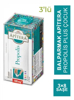Balparmak Apitera Propolis Plus Çocuk 3 Adet 8x100 mg - Balparmak