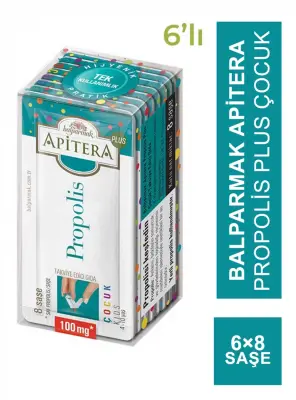 Balparmak Apitera Propolis Plus Çocuk 6 Adet 8x100 mg - Balparmak