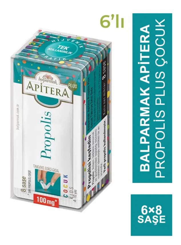 Balparmak Apitera Propolis Plus Çocuk 6 Adet 8x100 mg - 1