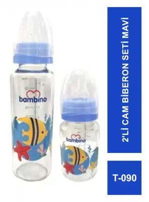 Bambino 2'li Cam Biberon Seti T-090 - 3