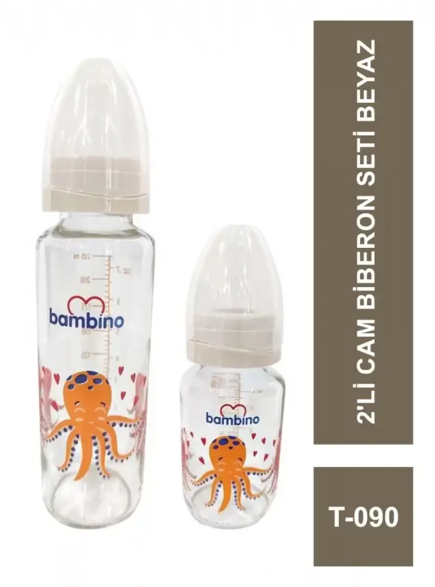 Bambino 2'li Cam Biberon Seti T-090 - 4