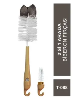 Bambino 2si 1 Arada Biberon Fırçası T-088 - 3