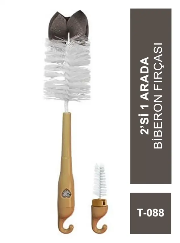 Bambino 2si 1 Arada Biberon Fırçası T-088 - 3