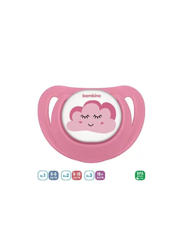 Bambino Desenli Fit Damaklı Emzik 6-18 Ay - P2565 - - Bambino