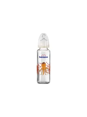 Bambino Klasik Cam Biberon Damaklı 0-6 Ay 225 ml - B012 - 2