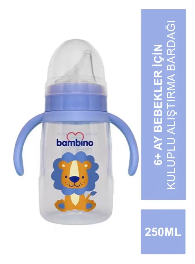Bambino Kulplu Alıştırma Bardağı 6+ Ay 250 ml - P6259 - 2