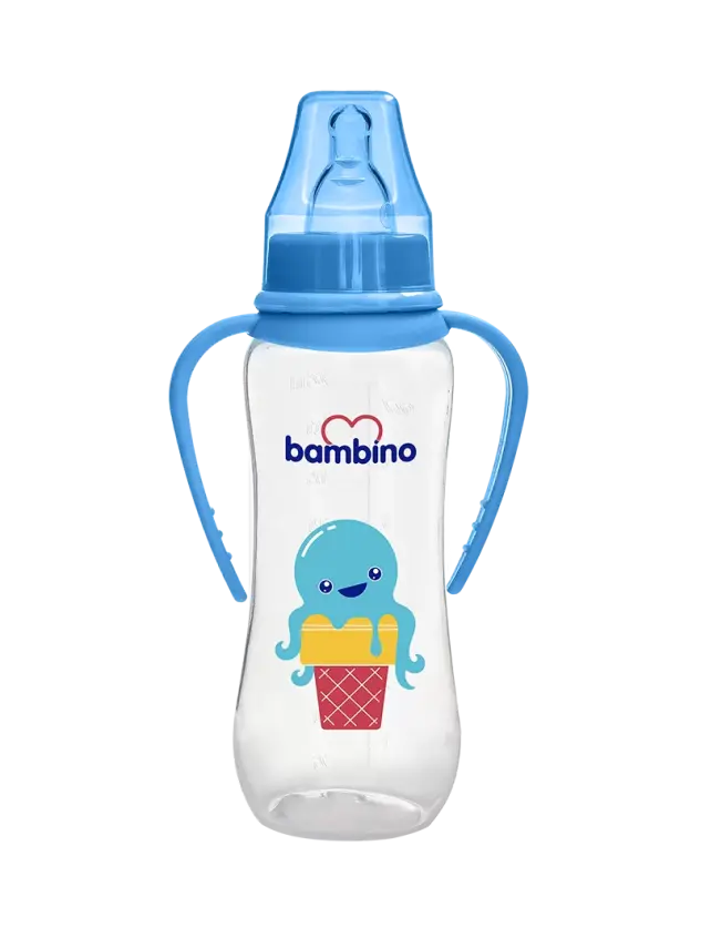 Bambino Natural PP Kulplu Biberon 0+ Ay 250 ml - B066 - - 1
