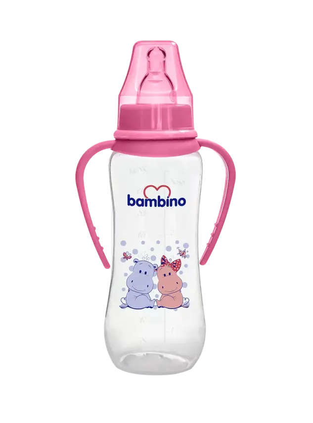 Bambino Natural PP Kulplu Biberon 0+ Ay 250 ml - B066 - - 2