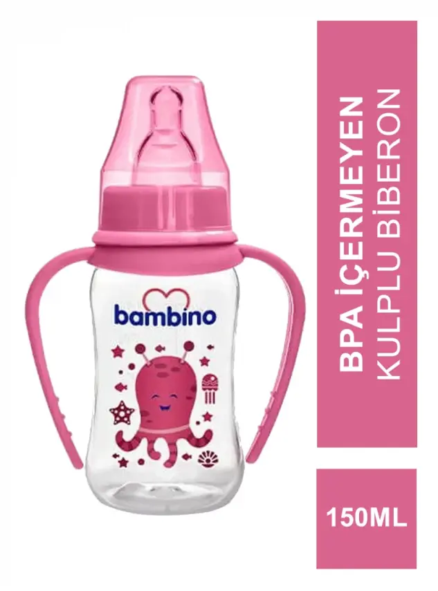Bambino Natural PP Kulplu Biberon 150 ml - B065 - - 3