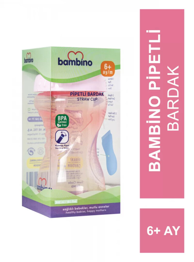 Bambino Pipetli Bardak 6+ Ay - P6143 - - Bambino