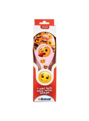 Banat Emoji Saç Fırçası - 1