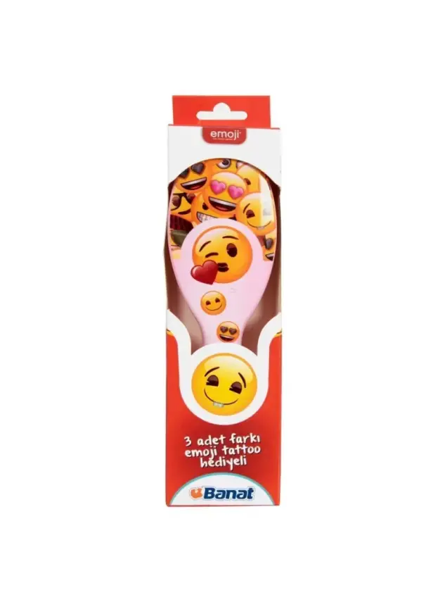 Banat Emoji Saç Fırçası - 1