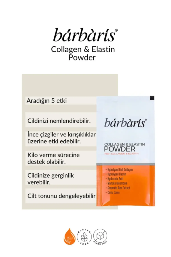 Barbaris Collagen & Elastin Powder 30 Saşe - 2