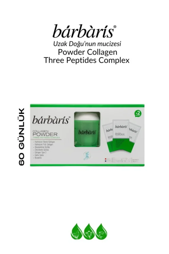 Barbaris Kolajen Powder Three Peptides Complex 30*2 Paket - 1