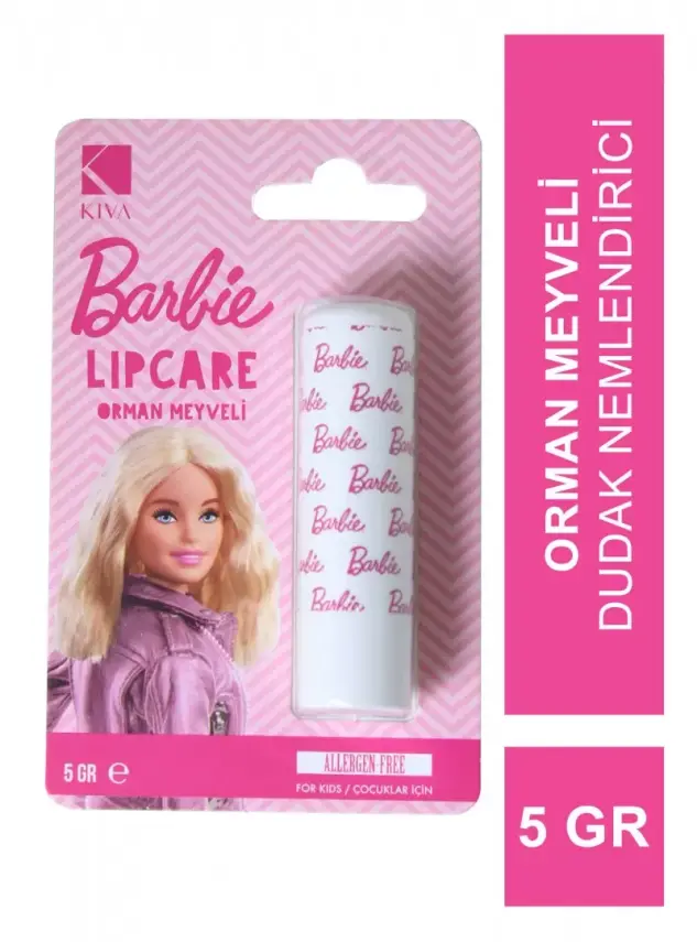 Barbie Lipcare Çocuk Dudak Koruyucu Orman Meyveli 5 gr - 1