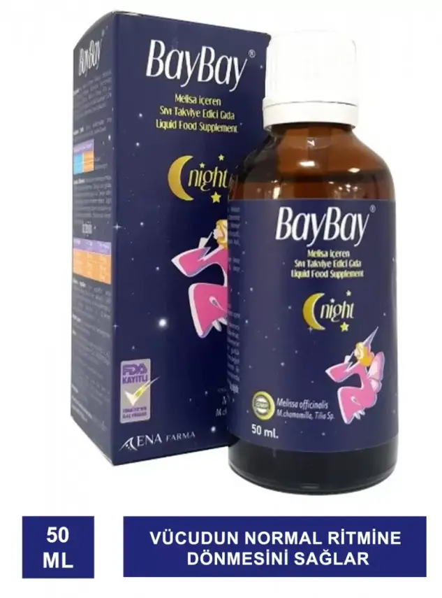 Baybay Night Melisa Takviye Edici Gıda 50ml - 2