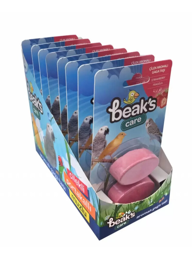 Beaks Çilek Aromalı İkili Gaga Taşı - Beaks