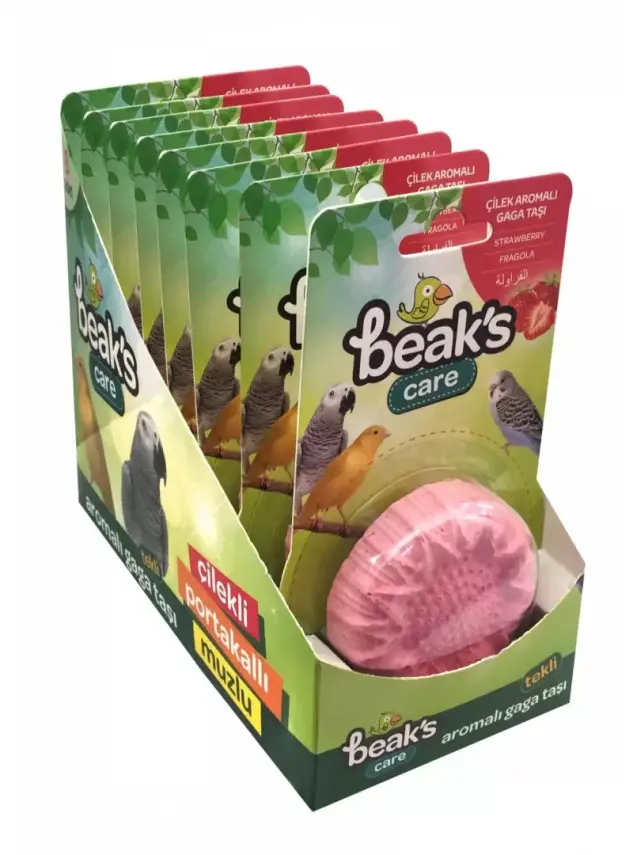 Beaks Çilek Aromalı Tekli Gaga Taşı - 1