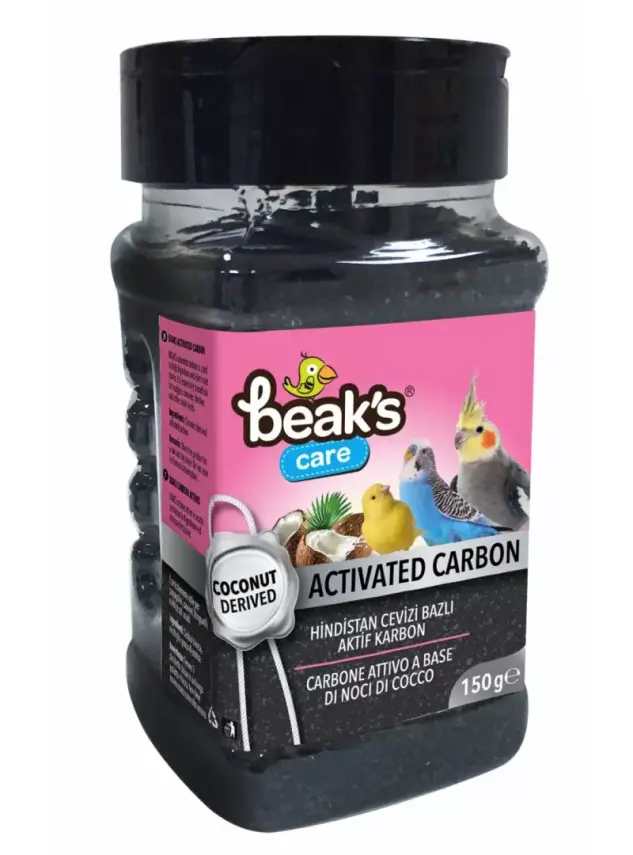Beaks Hindistan Cevizi Bazlı Aktif Karbon Kuş Kumu - 1