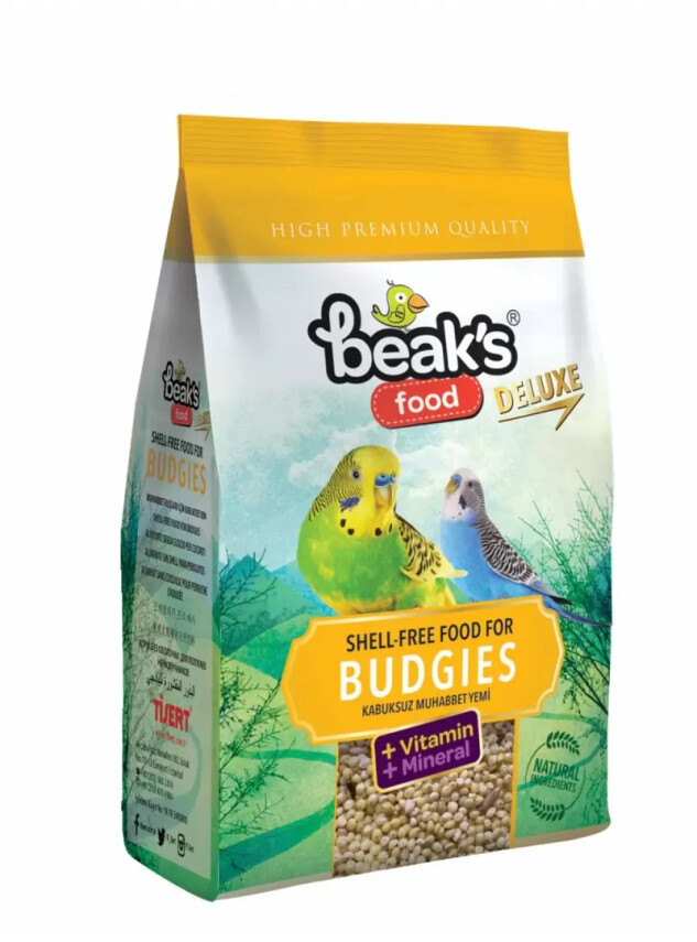 Beaks Kabuksuz Muhabbet Yemi 400 Gr - Beaks