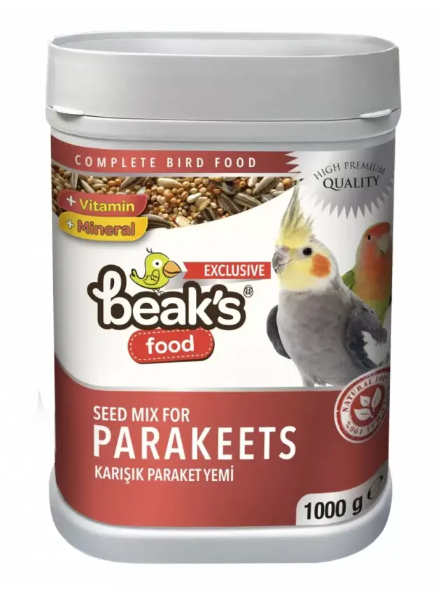 Beaks Karışık Paraket Yemi 1000 Gr - 1