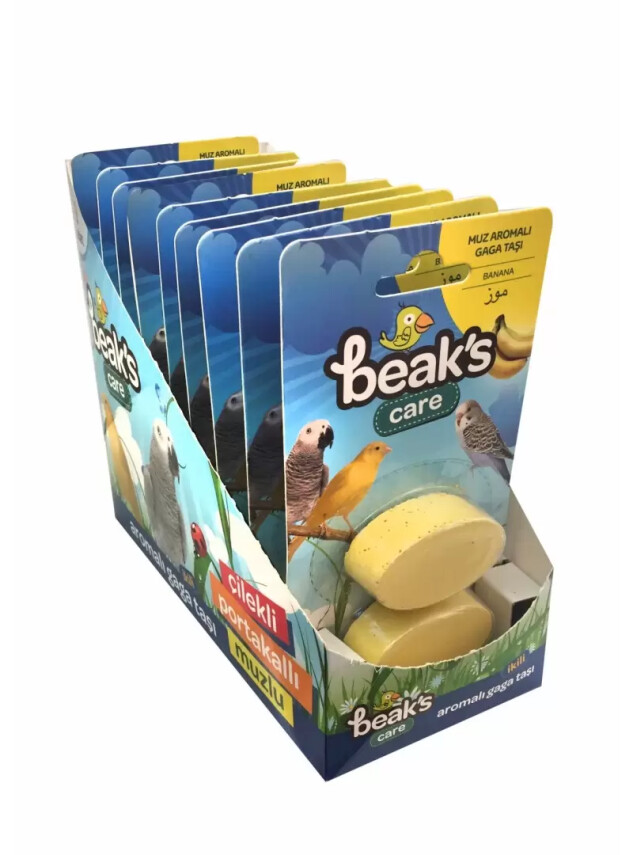 Beaks Muz Aromalı İkili Gaga Taşı - Beaks